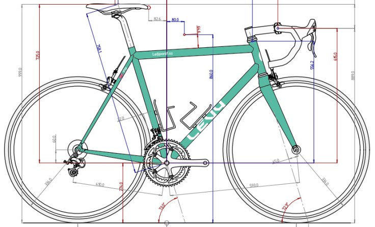 Phil Adkins Sportif custom fillet brazed frame