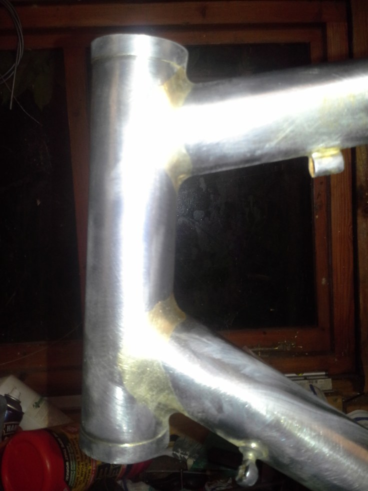 Fillet brazed frame head tube