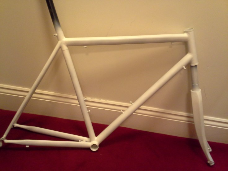 primed frame ready for paint